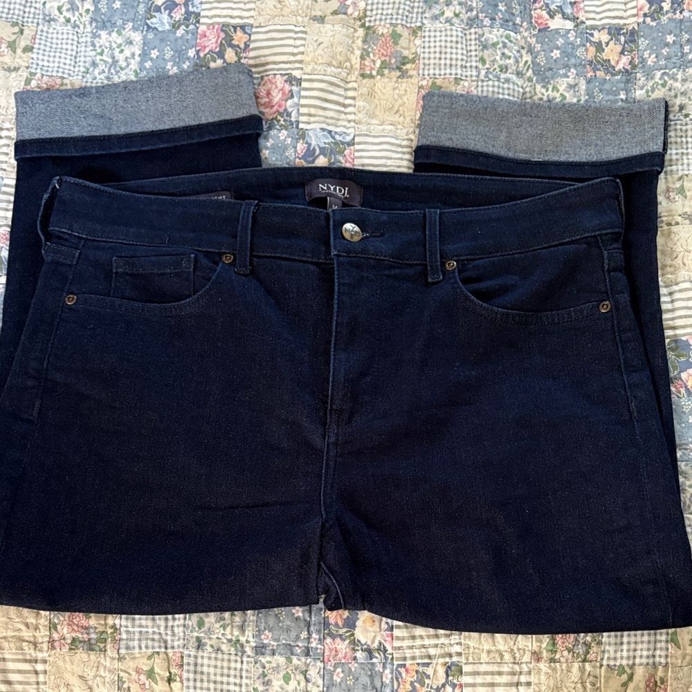 NYDJ cuffed denim capris